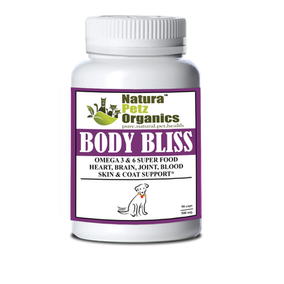 Body Bliss - Omega 3 & 6 Super Food + Heart, Brain Joint, Blood & Coat Support