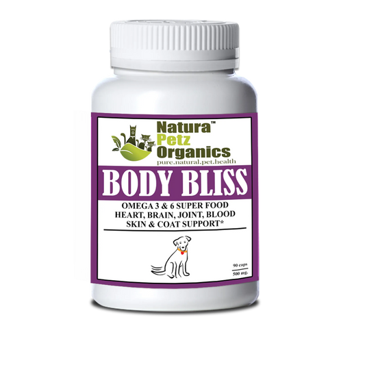Body Bliss - Omega 3 & 6 Super Food + Heart, Brain Joint, Blood & Coat Support