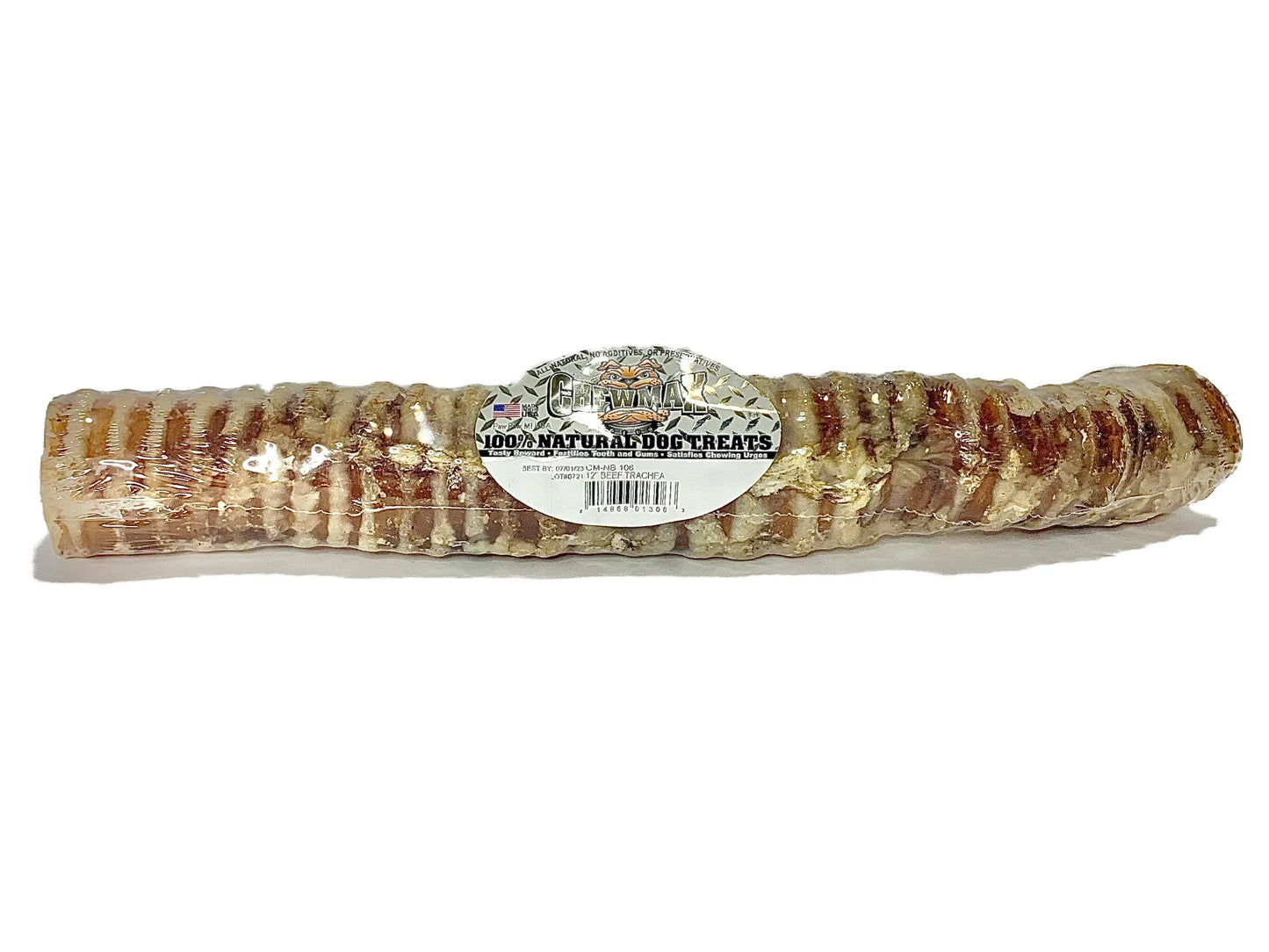 12" Beef Trachea Dog Chew